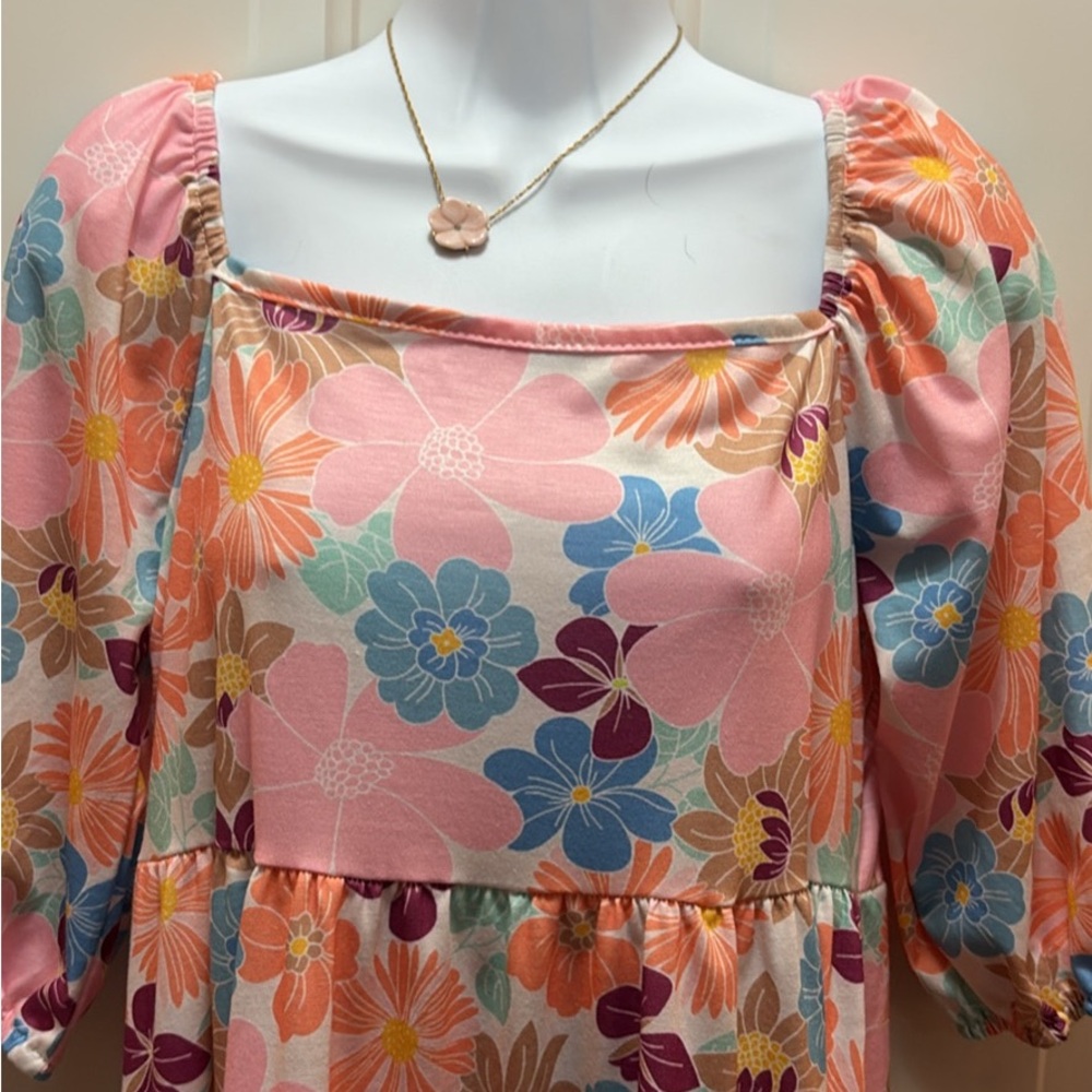 Floral Multicolor Dress - Picture 2 of 4